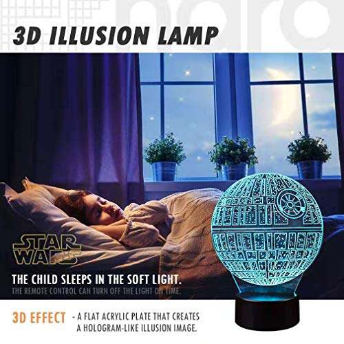 Manco 3 Pattern 16 Colors 3D Star Wars Night Light Star Wars 3D Lamp Birthday Gifts For Star Wars Fans #TOP4