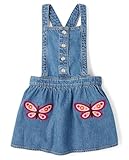Gymboree,Girls,and Toddler Embroidered Sleeveless Skirtall Jumpers,Harvest Butterfly,2 Years