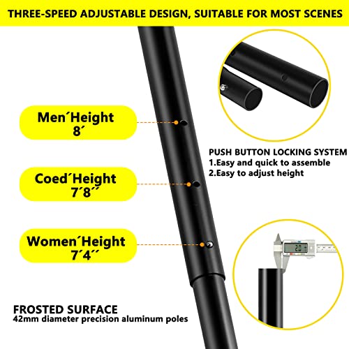 image for Airist Heavy Duty Volleyball Net Outdoor with Steel Anti-Sag System, A