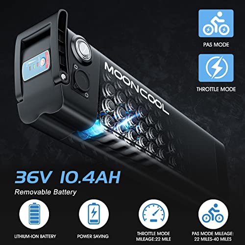 Mooncool Electric Tricycle For Adults, 350W 36V Electric Trike Motorized Three Wheel Electric Bicycle, 7 Speeds 3 Wheels Adult Electric Tricycle With Large Basket #TOP2