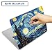 Laptop Skin Sticker Decal,12" 13" 13.3" 14" 15" 15.4" 15.6 inch Laptop Vinyl Skin Sticker Cover Art Protector Notebook PC (2 Wrist Pad Skins Included), Waterproof Removable, Van Gogh Starry Night