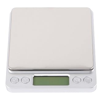 Electronic Jewelry Scale Diamond Weighing Scale Silver 1000g Capacity 0.1g Precision for Home and Store Use Without Battery