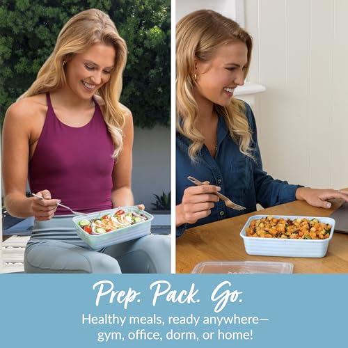 Image of Bentgo Prep Meal Prep Containers with Lids, 20 Piece, PFAS & BPA-Free