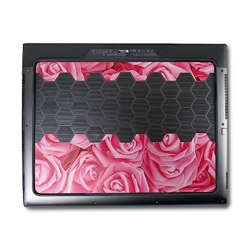 Image of MightySkins Skin Compatible with Alienware M18 R1 (2023) Full Wrap Kit - Super Pink Roses | Protective, Durable, and Unique Vinyl Decal wrap Cover | Easy to Apply & Change Styles | Made in The USA