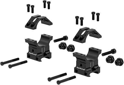 Vista 13 de WestHunter Optics - Anillos Picatinny de altura ajustable, montaje de alcance de precisión de 1 pulgada y 1.181 in 6