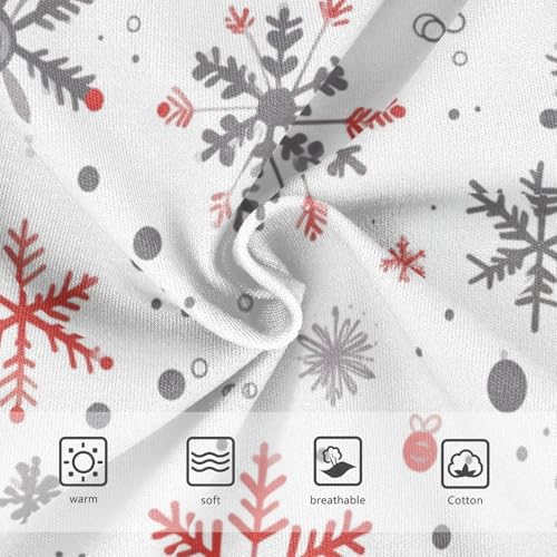 Christmas Snowflake 1-piecing Hip Design Girls' Panties Briefs Underwear for Toddler in Sizes 2T,3T, 4T, 5T, 6Y and 8Y3