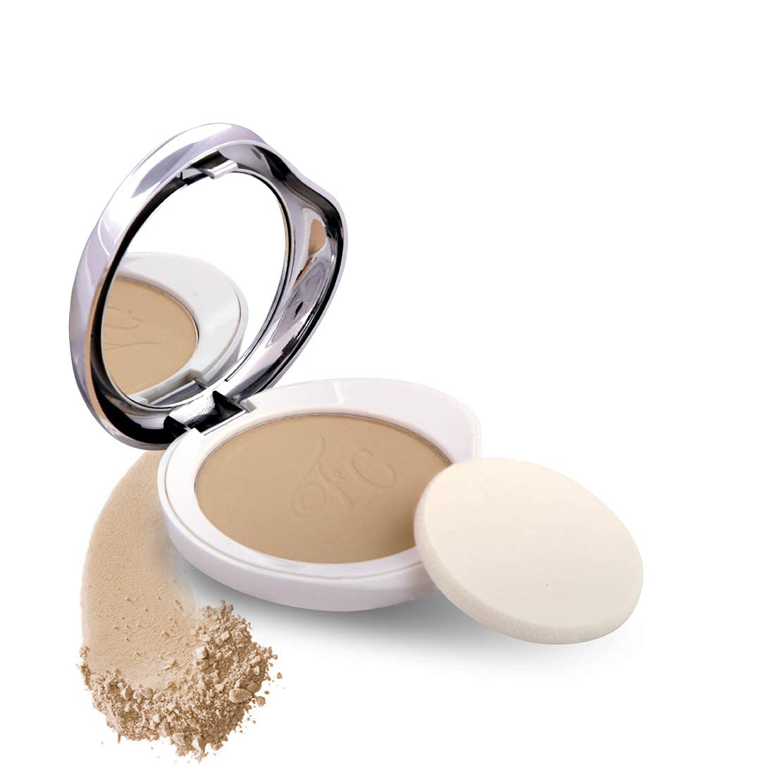 FASHION COLOUR High Tech Oil Control Compact Powder | Lightweight Compact Powder for Matte Flawless Finish | Face Makeup | Sweat & Waterproof | 10 g | Shade 03