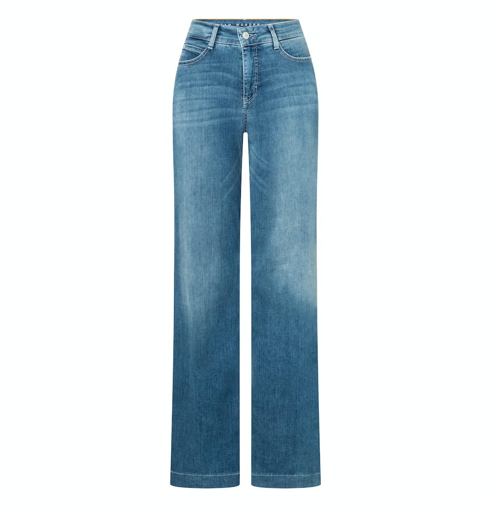 MAC Damen Jeans DREAM WIDE Straight Fit stoned blue