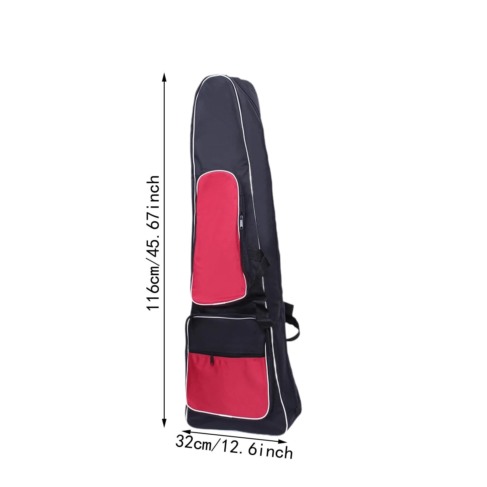 LOVIVER Sac d'escrime - Sac de rangement d'escrime - Sac à dos pour escrimeurs débutants - Taille 116cm x 32cm - Noir