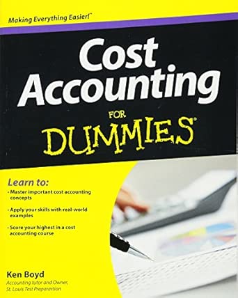 Cost Accounting For Dummies book cover