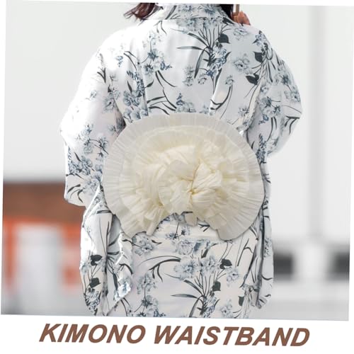 FRCOLOR Kimonos Waist Belt for Women Japanese Style Decorative Wide Waistband Comfortable and Breathable Kimono Sash for and Traditional Attire Adult3