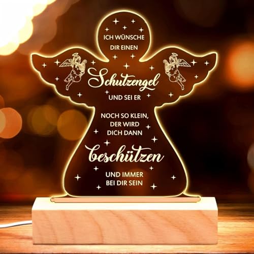 O-Kinee Schutzengel Taufe Taufgeschenke für Mädchen Taufgeschenke Jungen Geschenke zur Taufe Konfirmation Geschenk für Baby Kommunion GeschenkeVor Gebrauch Schutzfolie entfernen