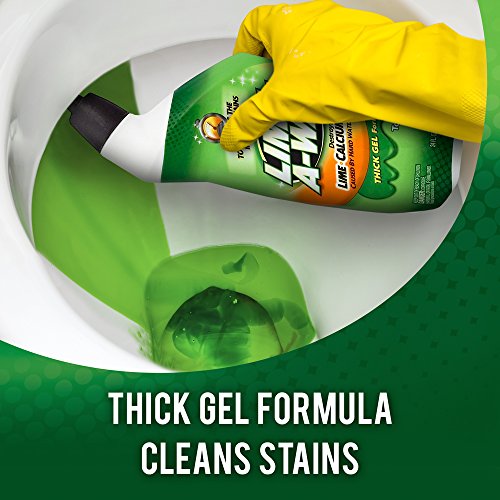 Lime-A-Way Liquid Toilet Bowl Cleaner Remove Lime Calcium Rust 16 oz (Pack of 4)