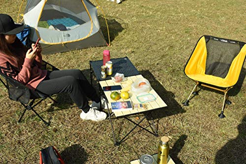 Iclimb Ultralight Compact Camping Alu. Folding Table With Carry Bag, Two Size (Silver - S) #TOP7