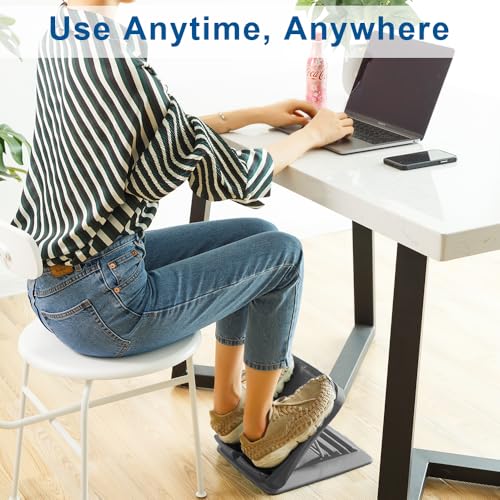 StrongTek Adjustable Calf Stretch Board - 5 Levels for Enhanced Flexibility and Therapy