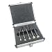 5Pcs Brazed Diamond Drilling Bits 6/8/10/12/14MM Hole Opener with Aluminum Box for Tile Marble Granite Quartz