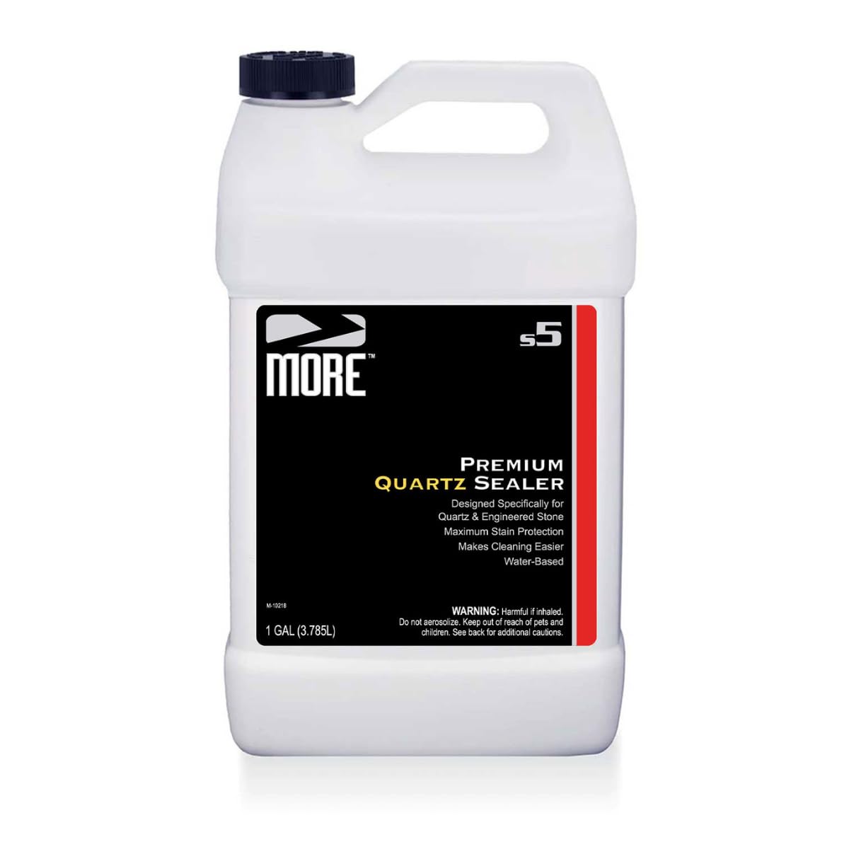 MORE Premium Quartz Sealer - Water-Based Surface Sealer - for Indoor & Outdoor Quartzite Counters, Floors, Walls, Furniture - Protects Against Oil, Water-Based Stains - Unscented - Gallon (128 oz)