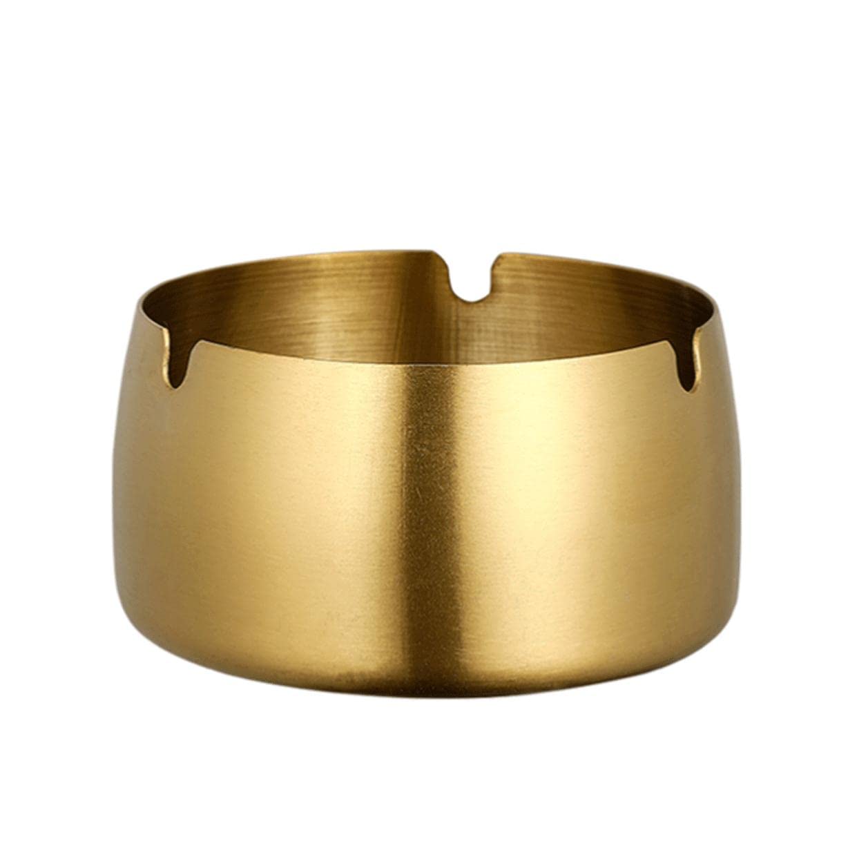 Cendrier en acier inoxydable or moyen moderne et durable