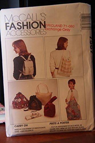 McCallのファッションアクセサリーパターン7567封筒1枚/キャリーオン。