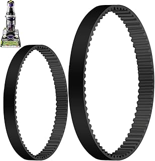 Replacement Belts Set Compatible with Bissell ProHeat 2X Revolution Pet Pro Cleaner, Fits Models 1986,1964,2007,2007P, Replace Part Number 1611129 & 1611130 (2 Pack)
