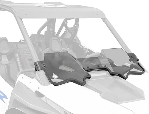 SuperATV Assault Industries Medio parabrisas resistente a los arañazos para Polaris RZR PRO XP / PRO XP 4 2020+ | Policarbonato de 1/4 pulgadas |