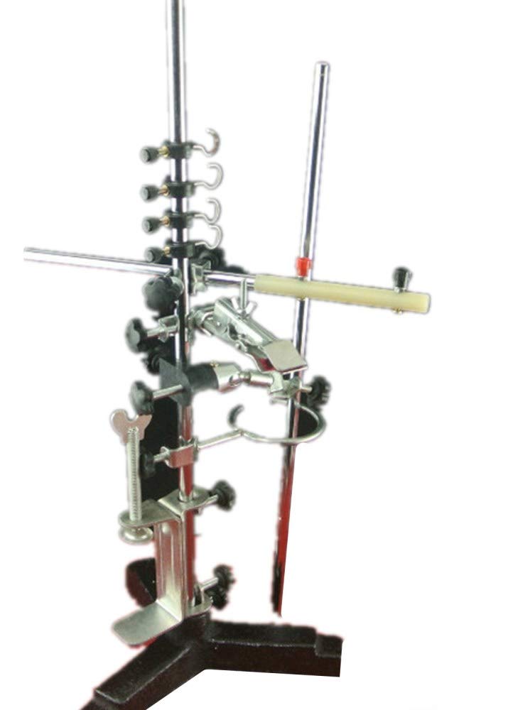 Educational Toys STEM Toys Science Kits Laboratory iron frame teaching instrument laboratory iron stand,Silver,One Size