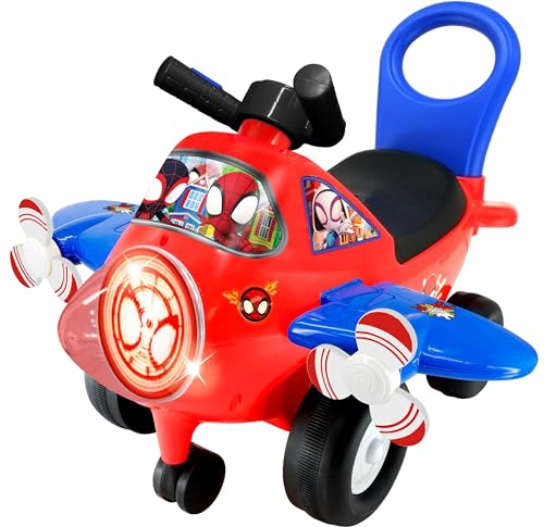 Marvel Spidey & His Amazing Friends Lights 'n' Sounds Plane by Kiddieland