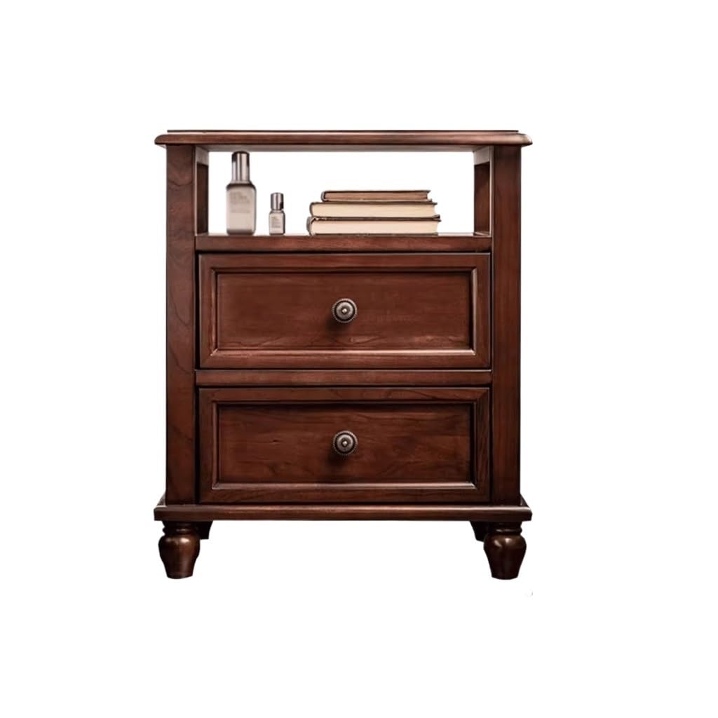 BHGFYXBS Side Tables Bedroom All Solid Wood Bedside Table Simple Corner Cabinet Bedroom Drawer Storage Cabinet Bedside Tables