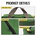 12 Inch Small Tool Bag, Canvas Tool Storage Bag, Large Capacity Multipurpose Zipper Soft Tote Organizer Pouch, for Electrician, Plumbing, Gardening,Tools Bags for Men