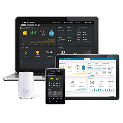 Acurite Smart Weather Station With Remote Monitoring Compatible With Amazon Alexa (01012M), Internet Connected #TOP1