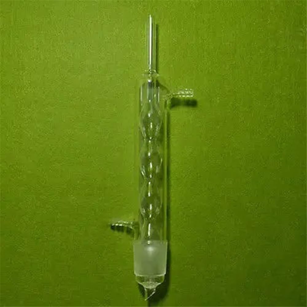250 ml con tubo de bombeo de condensador y dos matraces planos 24/40