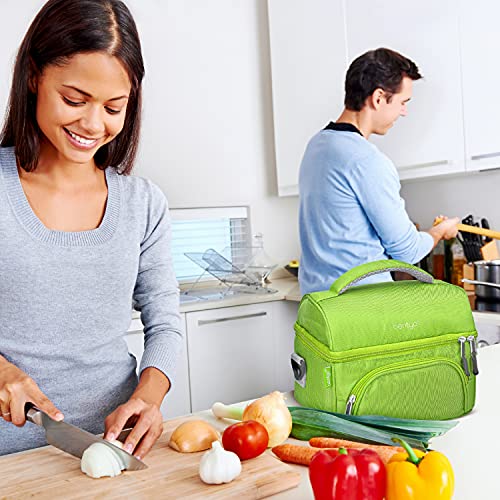 image for Bentgo Deluxe Lunch Bag - Durable and Insulated Lunch Tote with Zipper