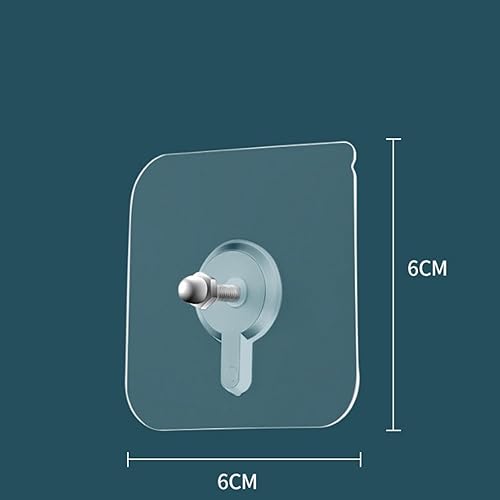 Miniatura 2 de Paquete de 10 ganchos adhesivos de pared para colgar, tiras para colgar cuadros, ganchos de pared sin clavos para marcos de fotos, ganchos para