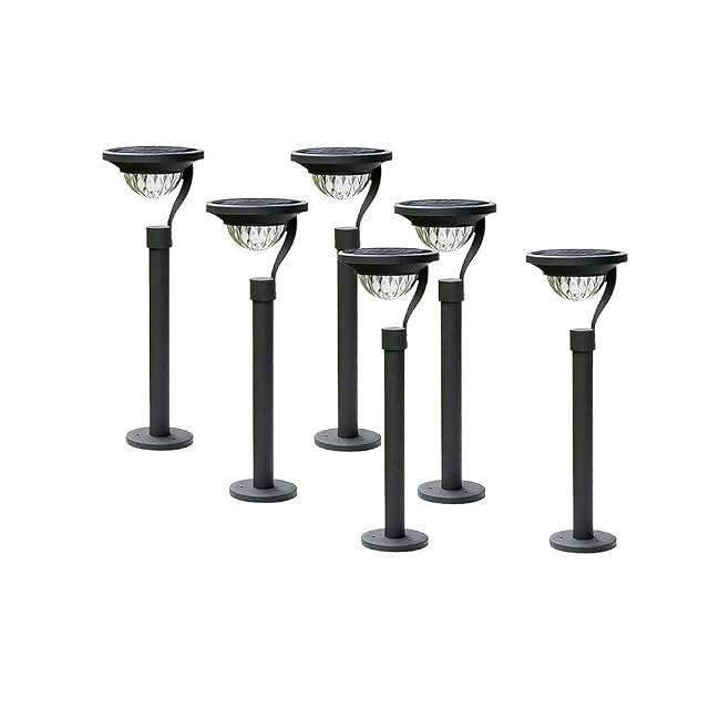 Solar Garden Lights Solar Lights Outdoor Garden Warm Light Solar Path Lamps Pathway Lighting Decoration Led Dual-Use Landscape