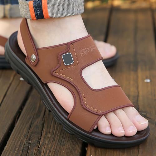 Men's Comfortable Lightweight Open Toe Sandals for Summer Beach Walking Outdoor Casual Athletic Hiking Water Shoes4
