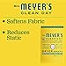 MRS. MEYER'S CLEAN DAY Dryer Sheets, Fabric Softener, Reduces Static, Infused with Essential Oils, Honeysuckle, 80 Count