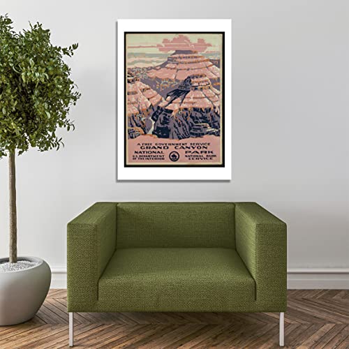 Poster Grand Canyon de voyage de qualité supérieure grand format satiné - 7