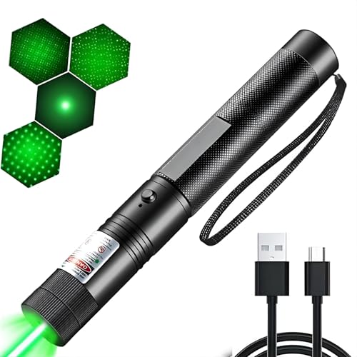 Linterna portátil recargable de enfoque ajustable con cable de carga USB para acampar, senderismo, pesca e interacción con mascotas