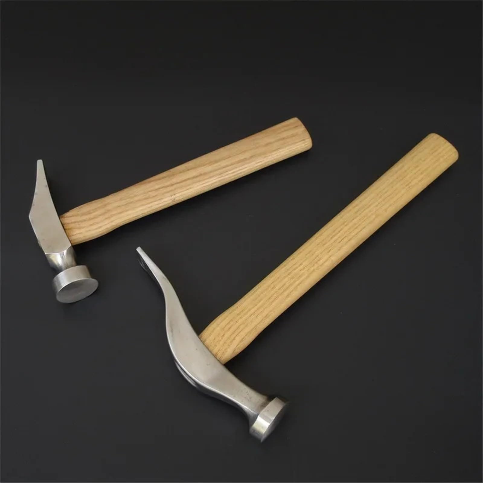 Strumento con manico in legno fatto a mano superiore martello da carpentiere for maschiare i punti a, allacciare e realizzare scarpe(Color 2)