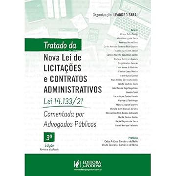 Capa do livro Tratado da Nova lei de Licitações e Contratos Administrativos: lei 14133/21 Comentada por Advogados Públicos