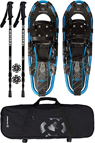 image for Winterial Lightweight Shasta Snowshoes - 25 Inch Aluminum Rolling Terr