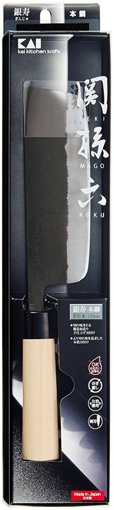 貝印　関孫六　銀寿 ステンレス 包丁 セット（出刃、刺身、菜切） Amazon｜貝印 KAI 菜切 包丁 関孫六 金寿 ステンレス 165mm 日本