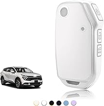 TOOMUME Coque Clé TPU, Etui Clé Étui Clé Adapté pour Kia Sportage R GT MK5 Stinger GT Sorento Picanto Ceed CD Proceed XCeed Cerato Forte, Couvre Clef Cache Cle Voiture Telécommande - Flip Key