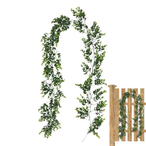 Rotin vert artificiel decoration de cheminee maison interieur - 6