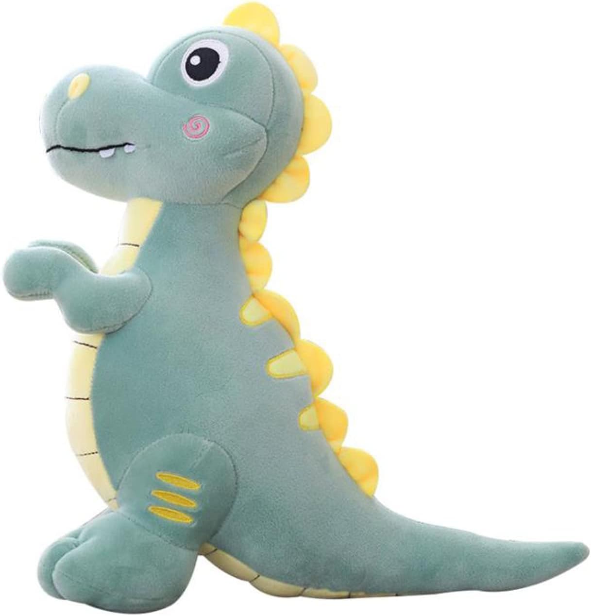 Peluche Dinosaurio Sonwaha Peluche Muñeca Suave y Lindo Animal Juguete Gran Regalo para Niños Peluche Dinosaurio(40 CM) (Verde)
