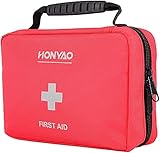 botiquin completo para casa 【Compacto y bien organizado】Contiene todos los suministros de emergencia esenciales con muchos bolsillos de malla dentro de la bolsa, también proporciona bolsas de medicamentos personales para sus medicamentos especializados para que pueda personalizar completamente este botiquín de primeros auxilios para satisfacer sus necesidades.