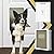 Dog Door,Pet Door for Dogs and Cats,Medium Doggie Door for Exterior Doors,Plastic Freedom Pet Doors with Aluminum Lining,2-Way Locking Sliding Panel,Consolidate Soft Flap,Anti-Rust,Easy to Install