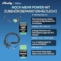 The Pill by Shelly - WLAN- und Bluetooth-Gerät das mit Verschiedenen Sensoren Verbunden Werden Kann, USB-C, Temperatur, Luftfeuchtigkeit, Überwachung, Steuerung von DC-Lasten, 3 Ein-/Ausgänge – Ansicht 8