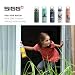 SIGG WMB One Brave Bear Kinder Trinkflasche (0.6 L), schadstofffreie und auslaufsichere Kinderflasche, federleichte Wasserflasche aus Aluminium