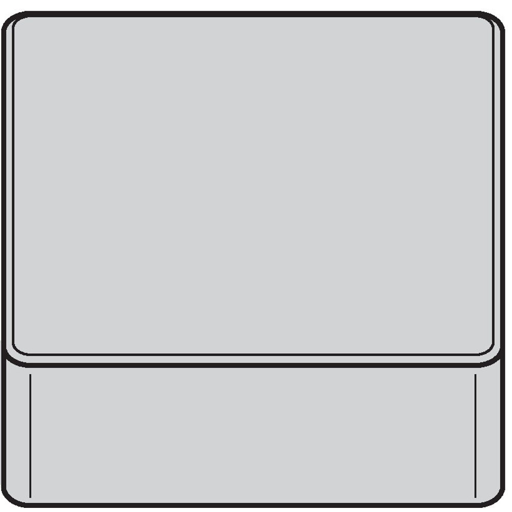 WIDIA SNG455T0820 CW2015 Advanced Material Ceramic Insert SNG, Ceramic-AL, 0.078" / 2mm Radius, CW2015 Grade